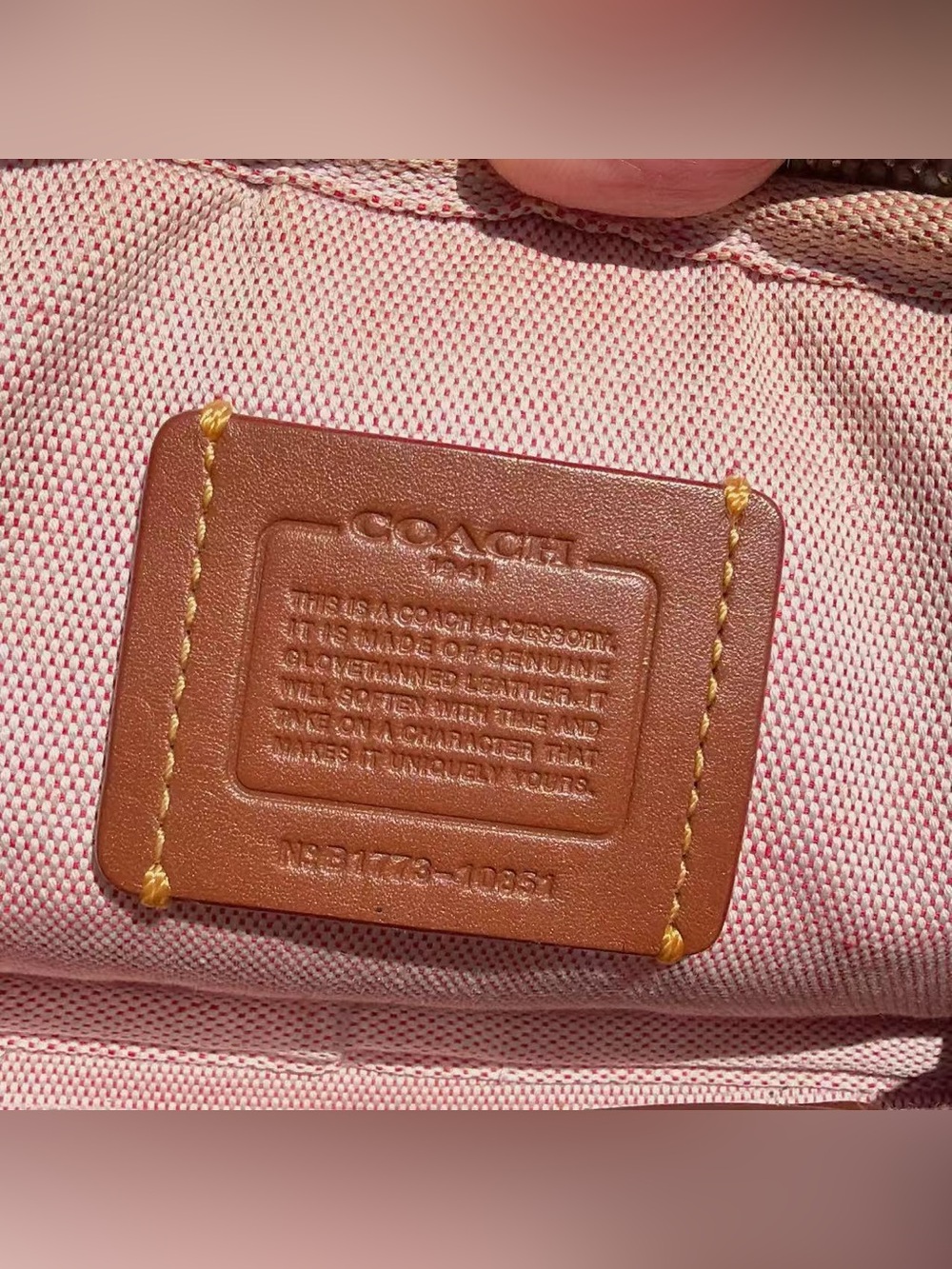 Coach Crossbody Clutch With Embossed Rocket Shuttle 10851 - Picture 14 of 14